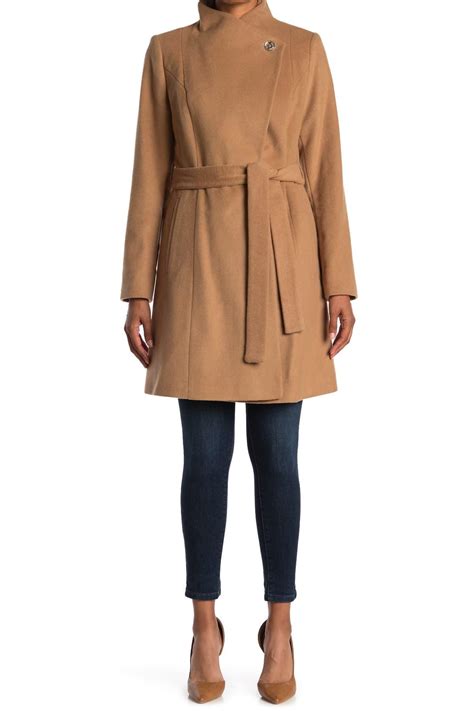 missy asymmetrical wrap coat michael kors|macy's asymmetrical wool coat.